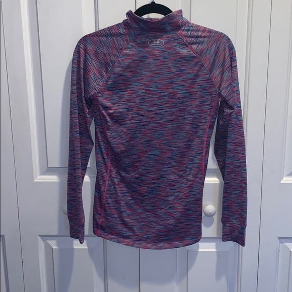 Pink and Blue Under Armour Half Zip - Picture 2 of 2